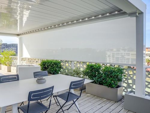 Persiana rolô de abertura vertical - 85 - USINE-ONLINE - para varanda envidraçada / para pérgola / em lona