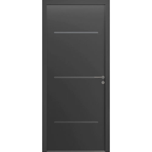 Porta de entrada - Janis  - USINE-ONLINE - em alumínio / de abrir / contemporânea