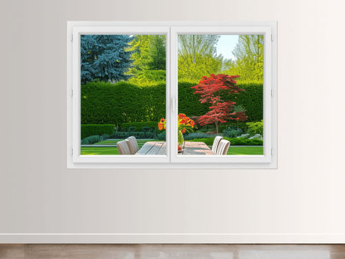 Janela em PVC - VEKA - USINE-ONLINE - em vidro / oscilobatente / com vidro duplo