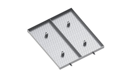 Tampa para caixa de inspeção em aço galvanizado - LOW VOLTAGE CABINET - IFEC - Industria de Ferragens do Centro - retangular / A15 / B125