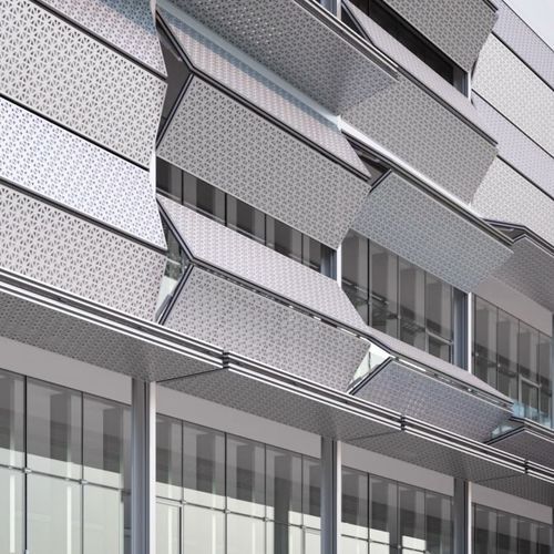 Brise articulado - Motion 10600 - MOTION FACADES - em compósito / em alumínio / em chapa