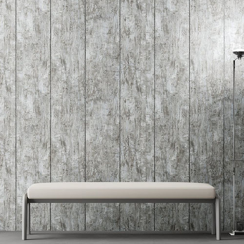 Painel decorativo de revestimento - Tiger Wood Grigio DM6 - Saviola - de parede / em melamina / texturizado