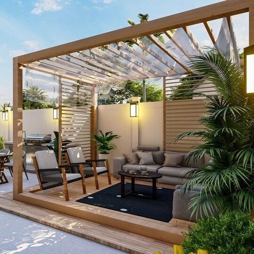 Toldo-vela da linha comercial - Pachers Blinding Trading LLC - triangular / retangular / em tecido
