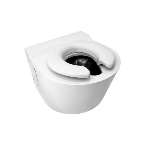 Vaso sanitário de piso - Big John - LOGGERE - em aço inoxidável / da linha residencial / da linha comercial
