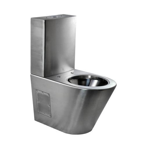 Vaso sanitário de piso - TYTON PLUS - LOGGERE - em aço inoxidável / da linha residencial / da linha comercial