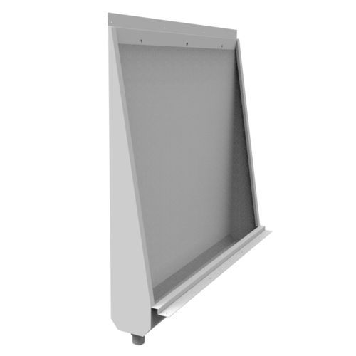 Nicho de parede em aço inoxidável - Viktoria-A - LOGGERE - retangular / para banheiro coletivo / da linha comercial