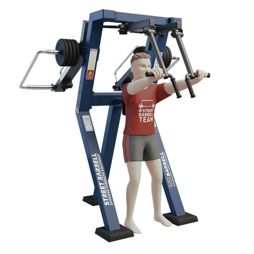 Aparelho de musculação tipo voador - MB 7.31  - Streetbarbell - para ambiente externo / da linha comercial