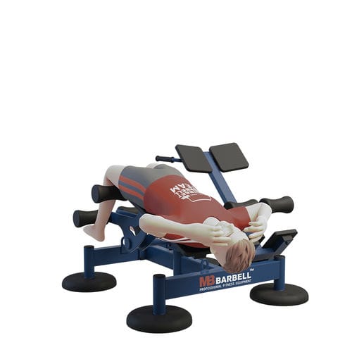 Aparelho de musculação abdominal crunch - MB 7.62 AB BENCH & HYPEREXTENSION  - Streetbarbell - para ambiente externo / da linha comercial