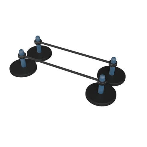 Barras paralelas para ambiente externo - MB 7.60/5 LOW LEVEL - Streetbarbell - para estação de ginástica ao ar livre