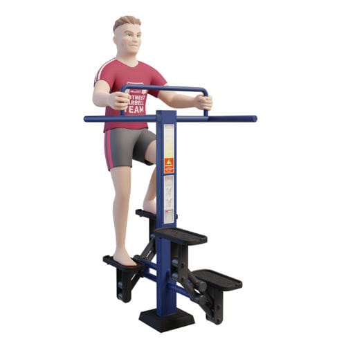 Aparelho de ginástica para ambiente externo - MB 7.08 STEPPER  - Streetbarbell - para estação de ginástica ao ar livre