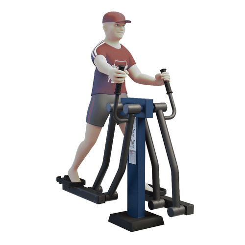 Aparelho de esqui para ambiente externo - MB 7.11.1 - Streetbarbell - infantil