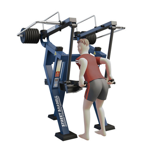 Aparelho de musculação extensão das costas - MB 7.41 COMBO LIFT - Streetbarbell - para ambiente externo / da linha comercial