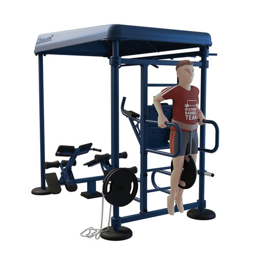 Aparelho de treinamento multifunções - MB 7.47  - Streetbarbell - para ambiente externo / da linha comercial