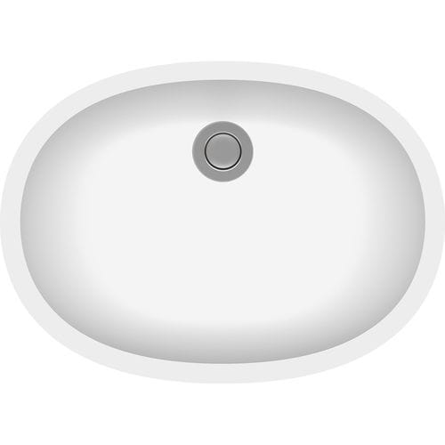 Cuba de embutir - LE GUSTAVE - Durasein - em acrílico / por medida / oval