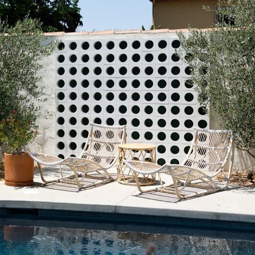 Bloco de concreto oco - TRESTLES      - concrete collaborative - decorativo / para fachada / para cerca