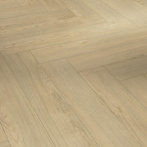 Piso laminado em HDF - OAK MONT BLANC SANDED  - PARADOR - flutuante macheado / efeito de madeira / da linha residencial