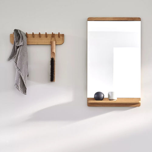 Espelho de parede - Rim  - FORM & REFINE - contemporâneo / retangular / em carvalho