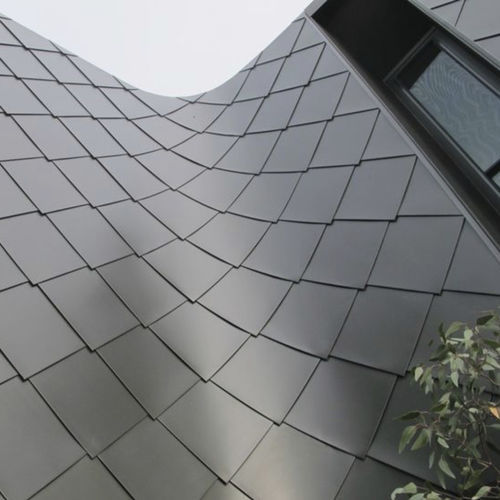 Revestimento de parede metálico - SQUARE - Axes in Excess - para ambiente externo / contemporâneo / escovado