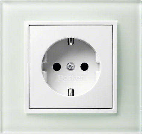 Tomada elétrica - B.7 - Berker - para equipamento informático / para antena de TV / SAT