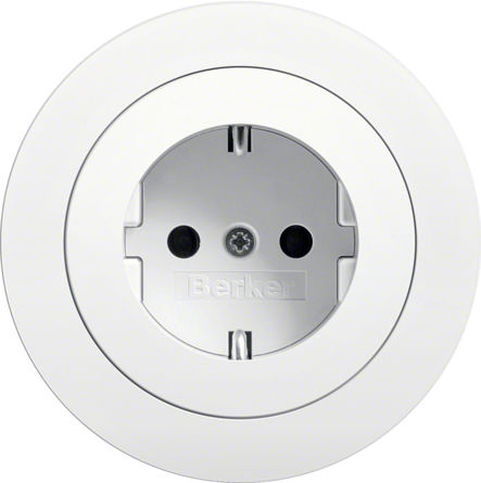 Tomada elétrica - R.classic - Berker - para equipamento informático / para antena de TV / de telefone