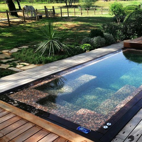 Pastilhas em vidro - POOLMOSAIK MARITTIMA - Vetros GmbH - brilhante / fosca / para ambiente externo
