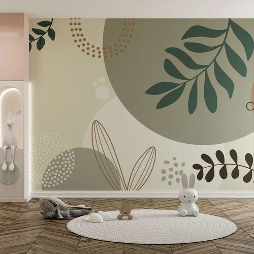 Papel de parede contemporâneo - CIRCLE OF NATURE - rimura Srl - em fibra de vidro / em poliéster / vinílico