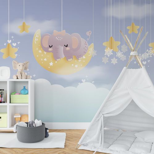 Papel de parede contemporâneo - ELLIE - rimura Srl - em tecido não tecido / em fibra de vidro / em poliéster