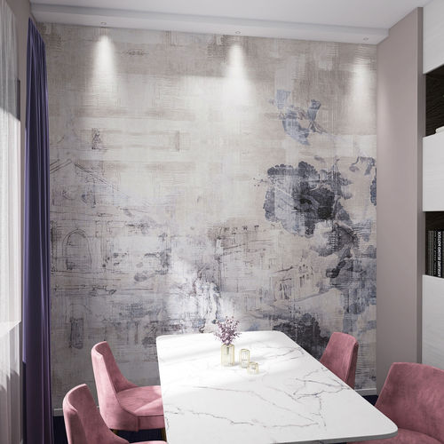 Papel de parede contemporâneo - DISTRICT - rimura Srl - em tecido não tecido / em fibra de vidro / em poliéster