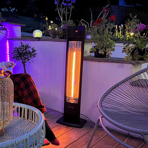 Aquecedor de ambiente externo infravermelho de instalação livre - Malibu - HERSCHEL INFRARED LTD - elétrico / para restaurante / para hotel