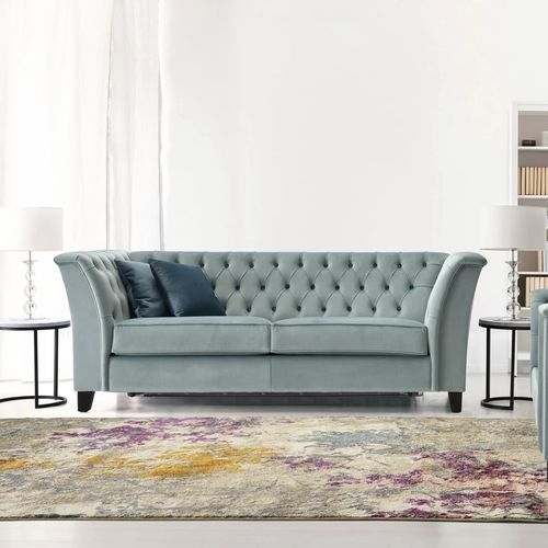 Sofá-cama - GAVIOTA - FRANCEBANON - Chesterfield / em tecido / com braços