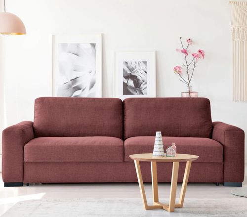 Sofá-cama - CLOTILDE - FRANCEBANON - contemporâneo / em tecido / com braços