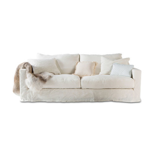 Sofá contemporâneo - BISCARROSSE - HOME SPIRIT - em tecido / de penas / com capa removível e lavável