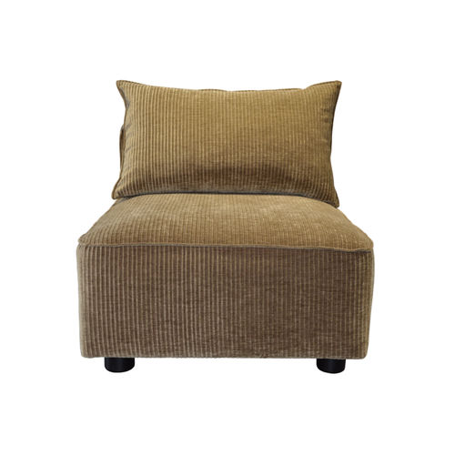 Poltrona contemporânea - ELENA  - HOME SPIRIT - em tecido / em faia / com almofada removível