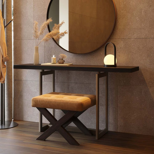 Aparador contemporâneo - Fortune - Stylish Club - com folheado de madeira / com base em latão escovado / retangular