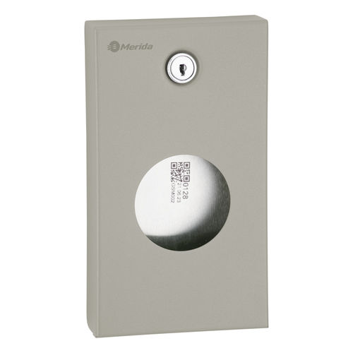 Dispenser de sacos para descarte de absorventes de parede - STELLA STONE GREY GSJ002 - Merida. Sp. z o.o. - manual / em aço inoxidável / da linha comercial