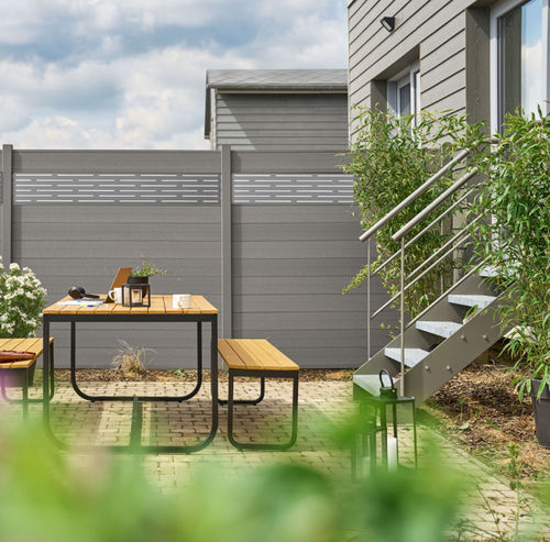 Painel para cerca - Azur - GARDENODE - sustentável / de alta resistência / resistente a UV