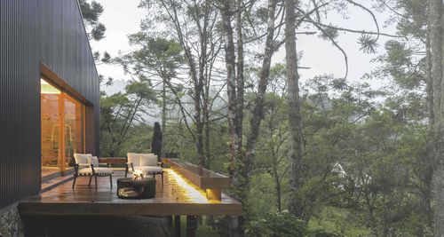 Braseiro de jardim em aço inoxidável - HARR - Yaaz - redondo / preto / cinza