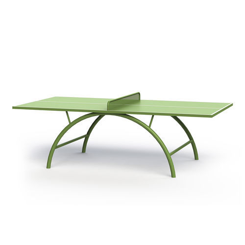 Mesa de pingue-pongue para ambiente externo - TT01  - GOTINSHTAIN EOOD - contemporânea / para espaço público / metálica
