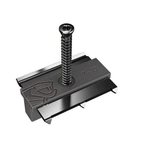 Sistema de fixação para varanda - Cobra® HYBRID 7-22 - Cobrafastener - em aço inoxidável / em polipropileno / para pinho termotratado