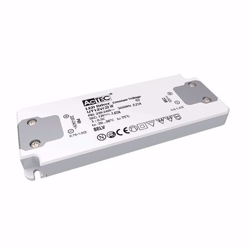 Fonte de alimentação elétrica CA/CA - PW-UT12V-20W - Ledpoint - de embutir / com saída simples / da linha residencial