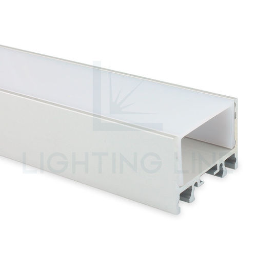Perfil de iluminação de sobrepor - PR-SL02-06 - Ledpoint - de embutir / de LED / em alumínio
