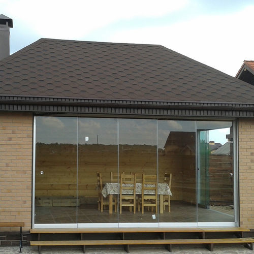 Painel de vidro de segurança - MINIMAL GLASS - Smart Sky - temperado / para edifício / para varanda envidraçada