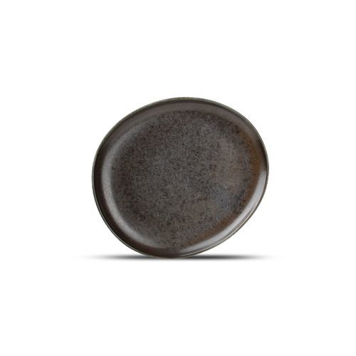 Prato raso - Ceres : 604600 - Fine2Dine - redondo / em porcelana / preto