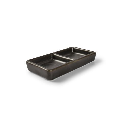 Prato de serviço - Ceres : 642211 - Fine2Dine - retangular / em porcelana / preto
