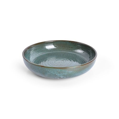 Prato fundo - Munduk : 604316  - Fine2Dine - redondo / em porcelana / verde