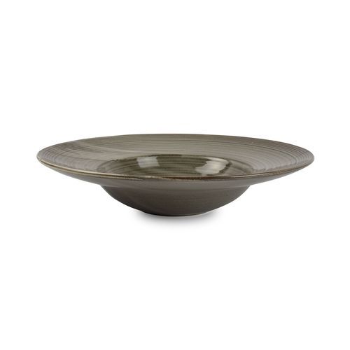 Prato fundo - Munduk : 604367 - Fine2Dine - redondo / em porcelana / cinza