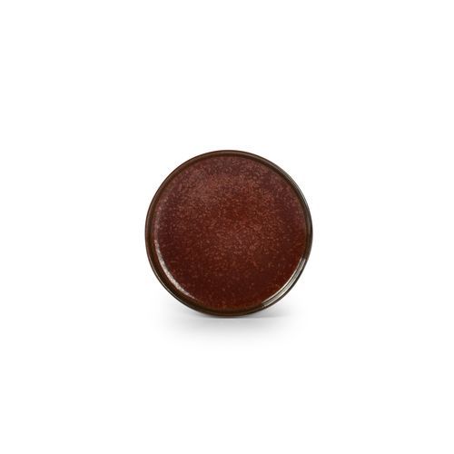 Prato raso - Tapa : 606700 - Fine2Dine - redondo / em porcelana / vermelho