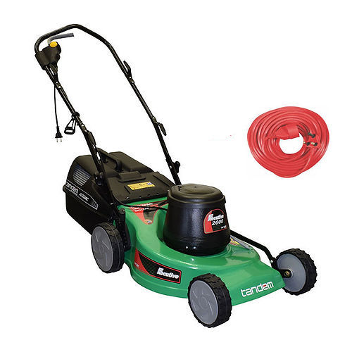 Cortador de grama para operador a pé - EXECUTIVE - Tandem Lawn Industries - elétrico / autopropelido / com coletor