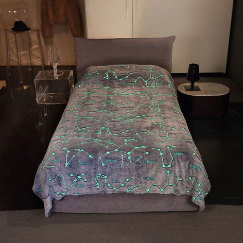 Cobertor em poliéster - Kanguru Glow Constellations - Lavatelli S.r.l. - em tecido