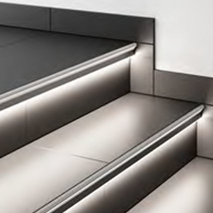 Revestimento de degrau em grés porcelanato - MERIDIAN - hagebau - antiderrapante